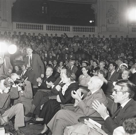 Conference at la Sorbonne, 1955 